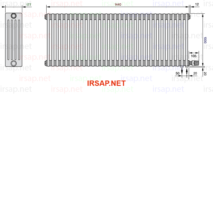 Радиатор IRSAP Tesi 51000/32 T26 CL 01